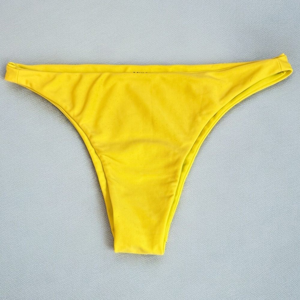 Mikoh Miyako 2 Neon Yellow Bikini Bottom Size Large